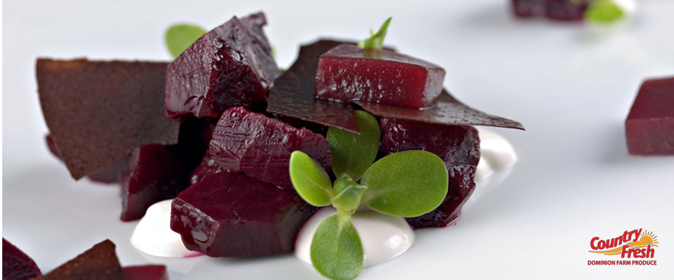 Picking Country Fresh Brand Red Beets